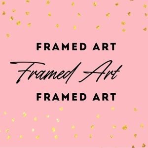 Framed Art New Vintage Antique